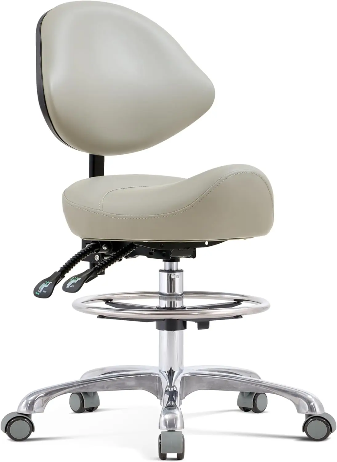 Back Support, Chair Ergonomic Saddle Chair for Dental Hygienist, Doctor