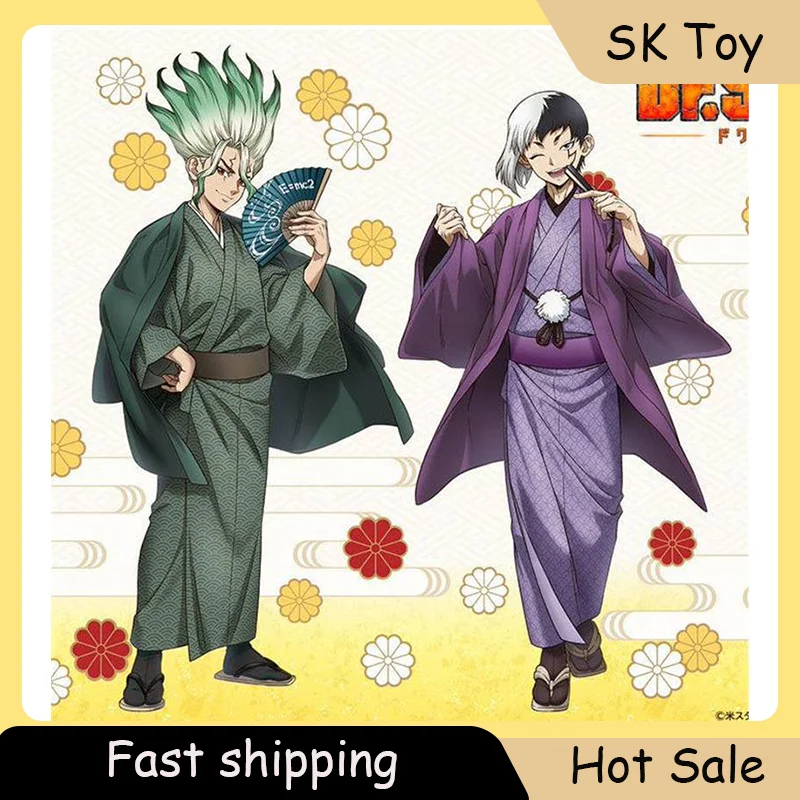 Dr.STONE أنيمي الاكريليك حامل كيمونو/الشطرنج/زخرفة مزدوجة Ishigami Senkuu الشكل مجموعات الهدايا