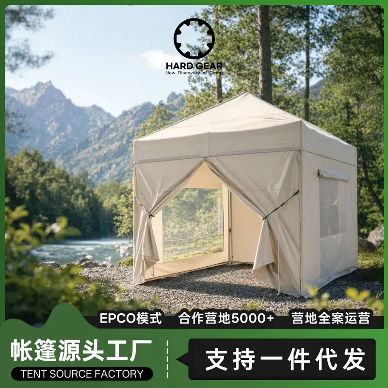 Market Tent Camping Base Snack Stall Scenic Spot Prefabricated Awning Housing Source Head Factory