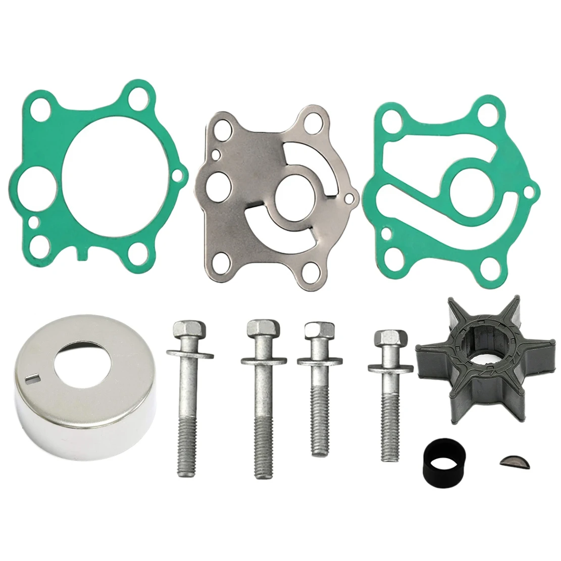 663-W0078 Water Pump Impeller Repair Kit Fit for Yamaha Impeller Outboards 2 Stroke