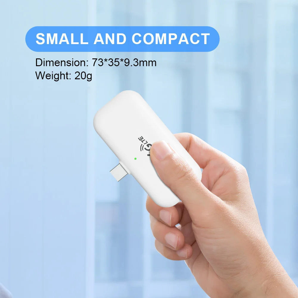 Type-C SIM Wireless Mini UFI Dongle WiFi Router Mini Wireless Router Portable LTE