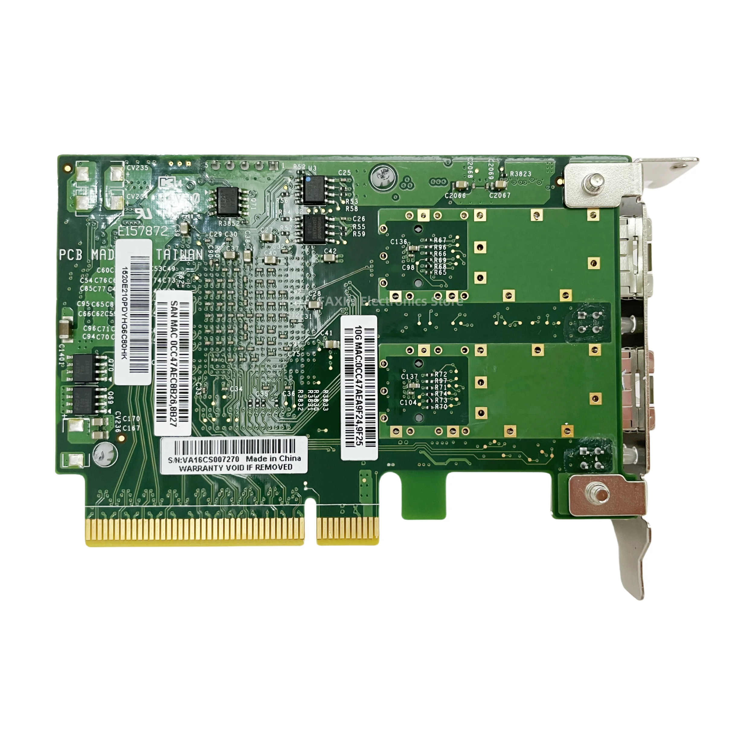 AOC-STGN-I2S Сетевой интерфейс Двухпортовый SFP+ 10GbE Ethernet-адаптер Контроллер Super-micro X520-DA2 REV2.0