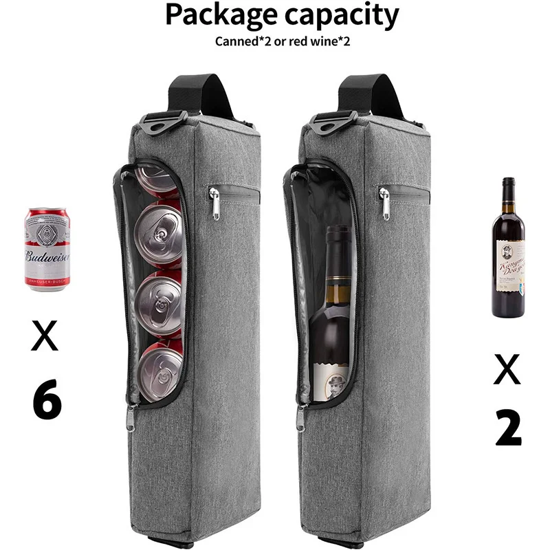 Wine Beer Cooler Bag Soft Golf Cooler Bags Insulated Beer Cooler Holder Waterproof Outdoor Car Drinks Wine Beer Bag Case Handbag