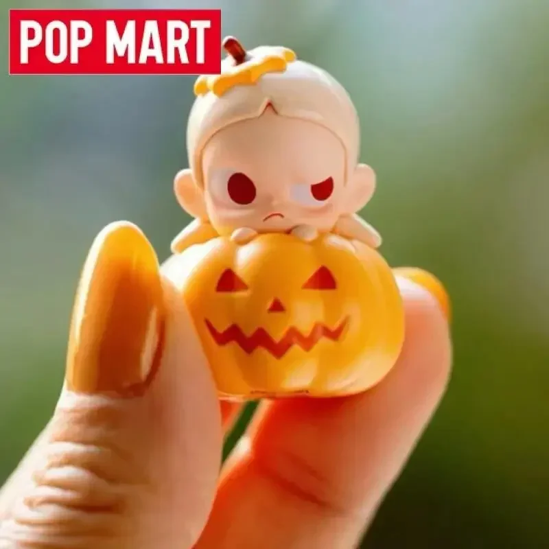 

POP MART День всех святых Тыквенная серия Bean Blind Box - Симпатичная фигурка тыквы, игрушечная модель, загадочная коллекция, подарок