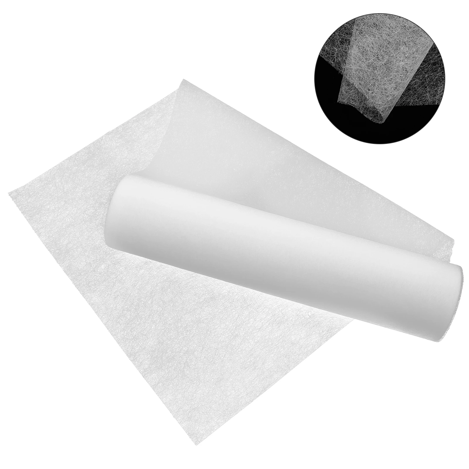 

Fusible Interfacing Double Sided 1 Meter White Non-Woven Sewing Stabilizer for Quilting Craft DIY Iron-on Support
