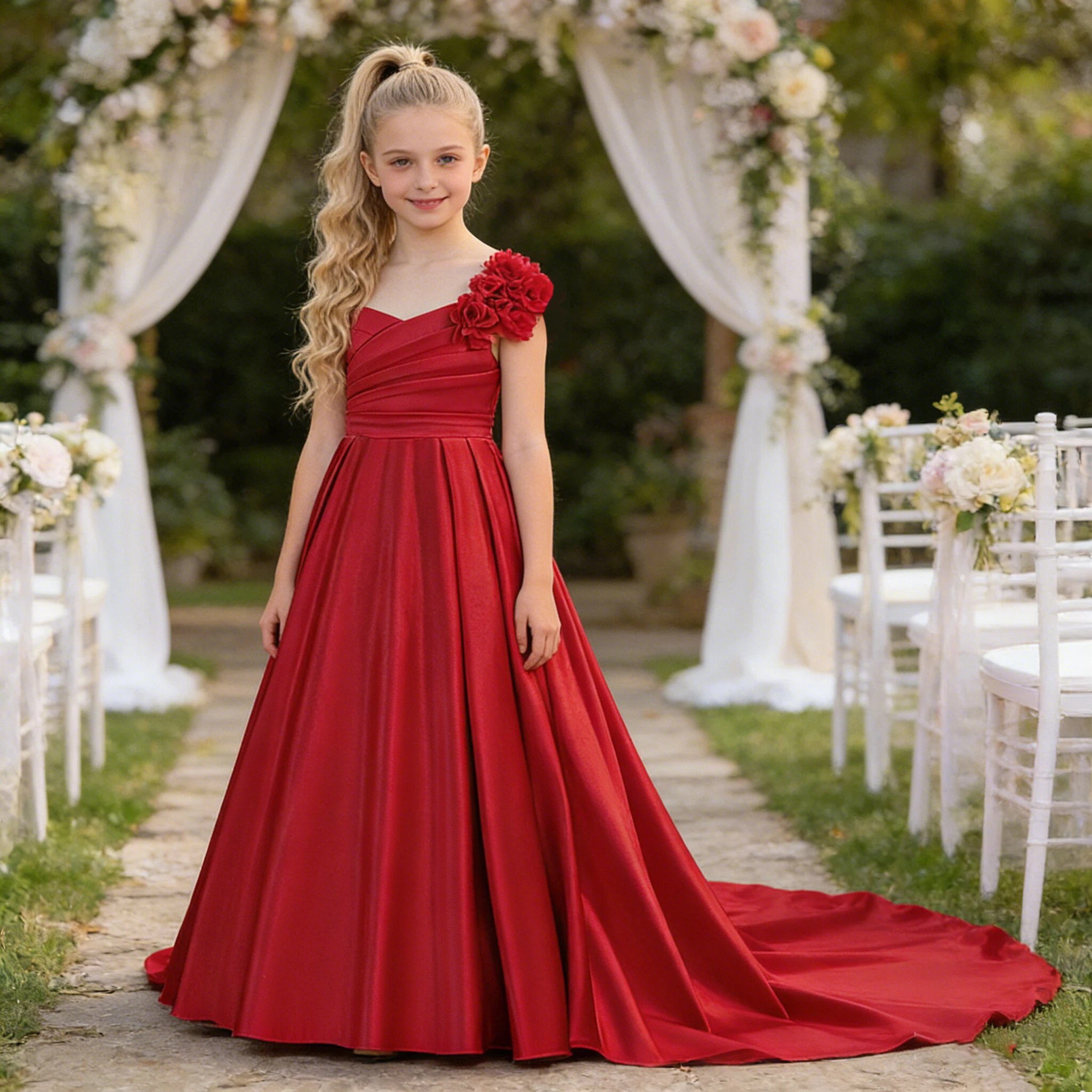 

Модное платье подружки невесты для девочек, элегантное платье для крещения, свадьбы, вечеринки, платья принцессы для выпускного вечера, платье для дня рождения, первого причастия, рождественское платье