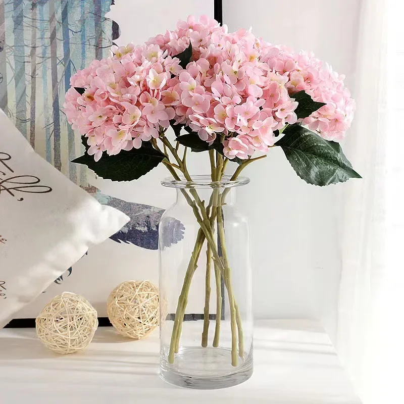 

DIA 18cm Artificial Flower Hydrangea Simulation Flower Wedding Flower Living Room Decoration Flowers Photography Decoration