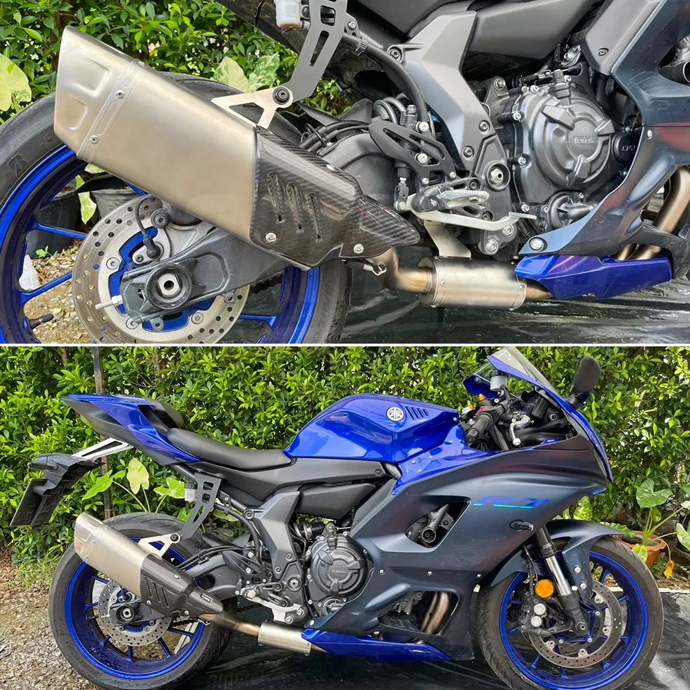 For YZF-R7 R7 Full System Motorcycle Exhaust Front Manifold Muffler with DB Killer