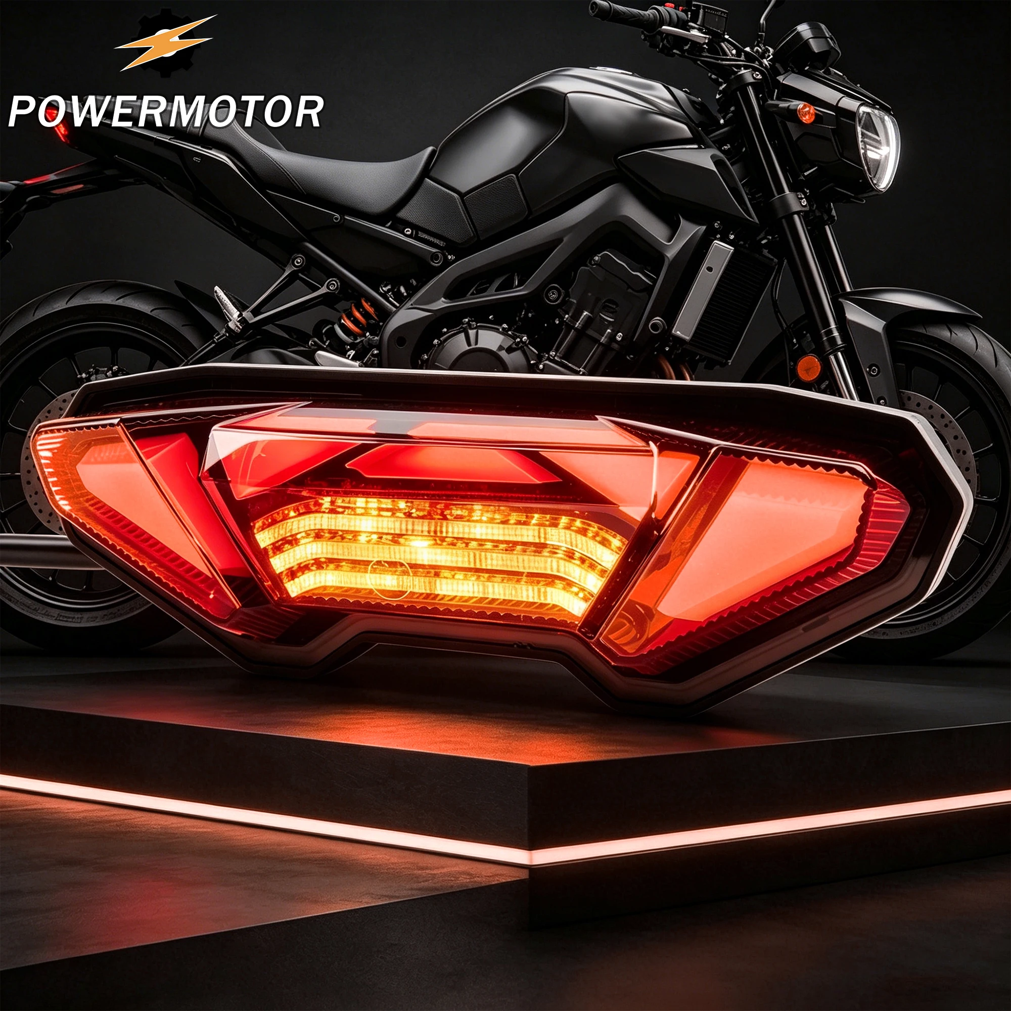 

Motorcycle LED Brake Light Taillight for Yamaha Tracer 900 GT 2017-2020 Tracer 9 GT 2021-2023 Supermoto Turn Signal Accessories