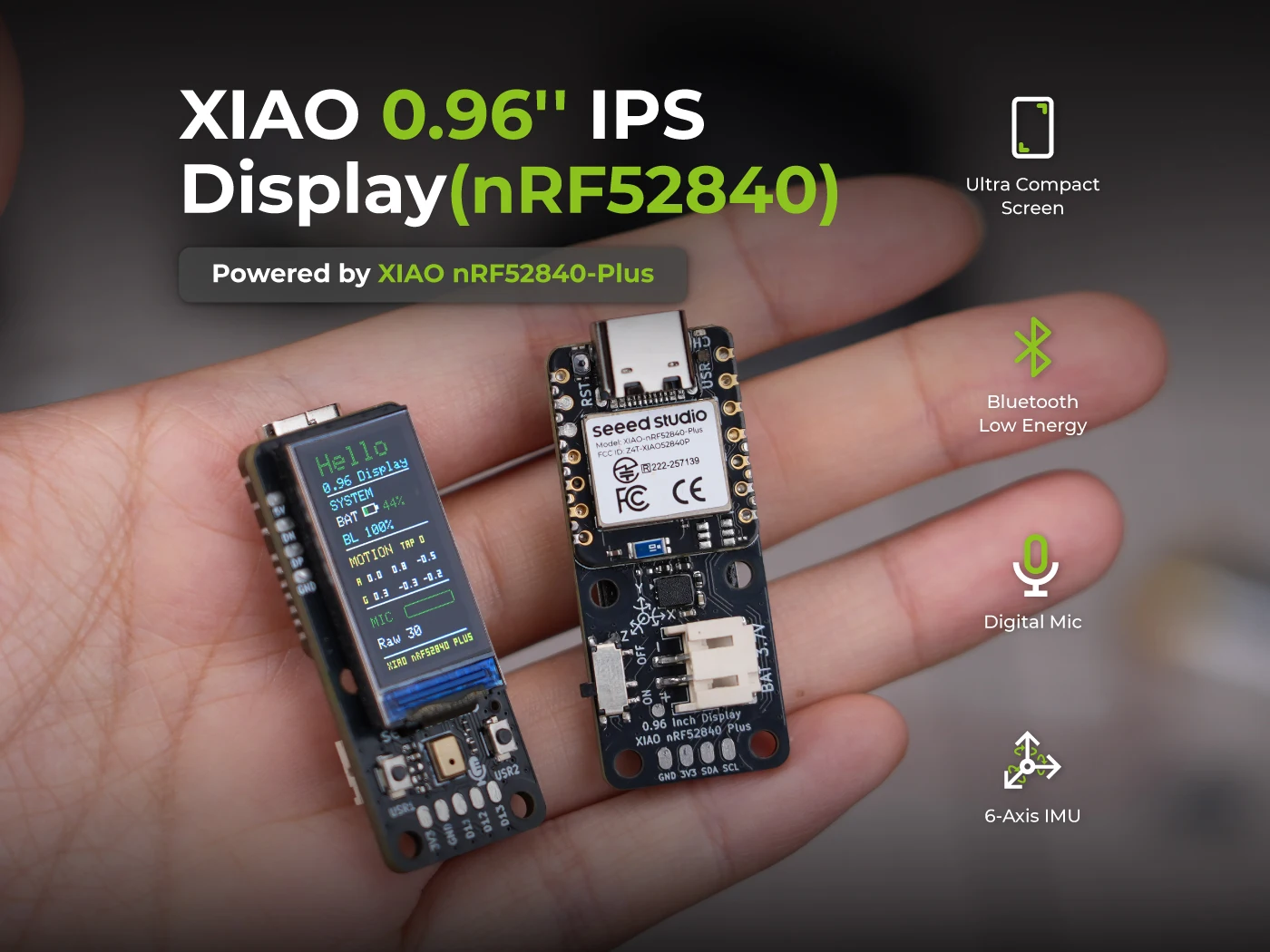 XIAO 0.96'' IPS  Display (nRF52840)