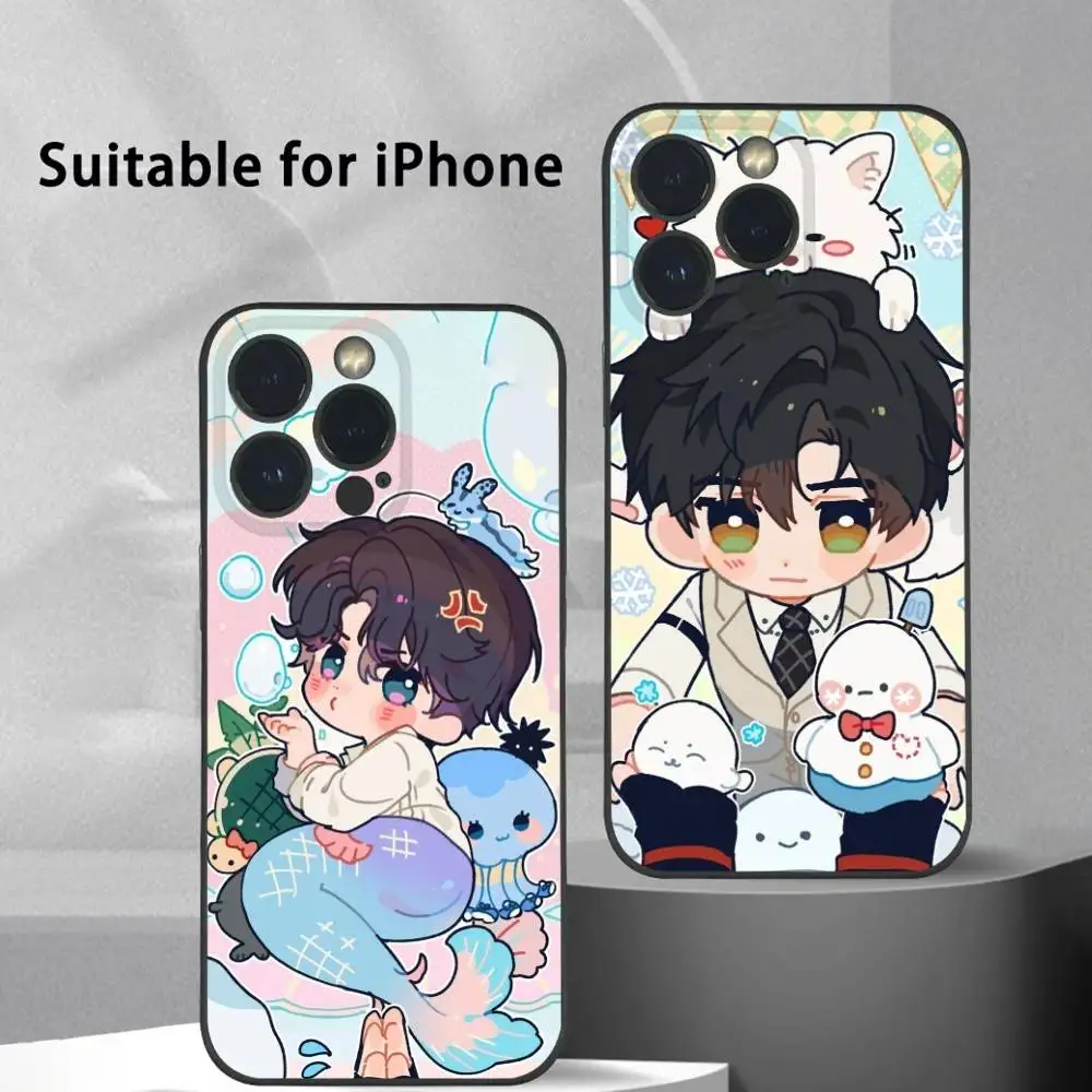 

Love And Deepspace Cute Phone Case For IPhone 16 15 14 13 12 11 Pro Max Plus Mini Frosted Soft Shell Funda