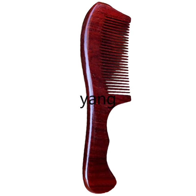 

LTT red sandalwood home comb wedding gift sour branch pear solid wood comb love comb