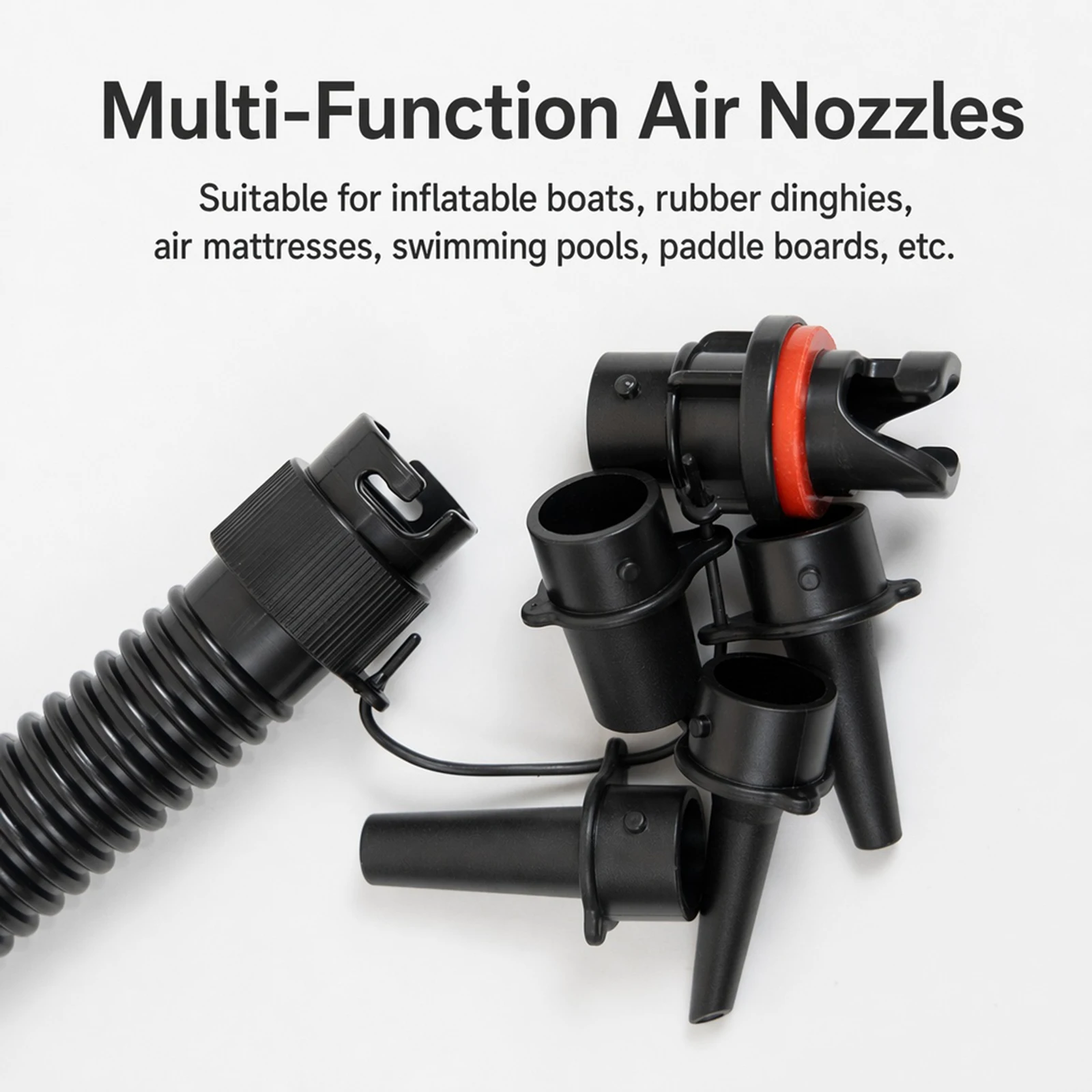 Paddleboard Pump Dual Action 2-Way Inflate Deflate with High-Precision Gauge Compact Portable