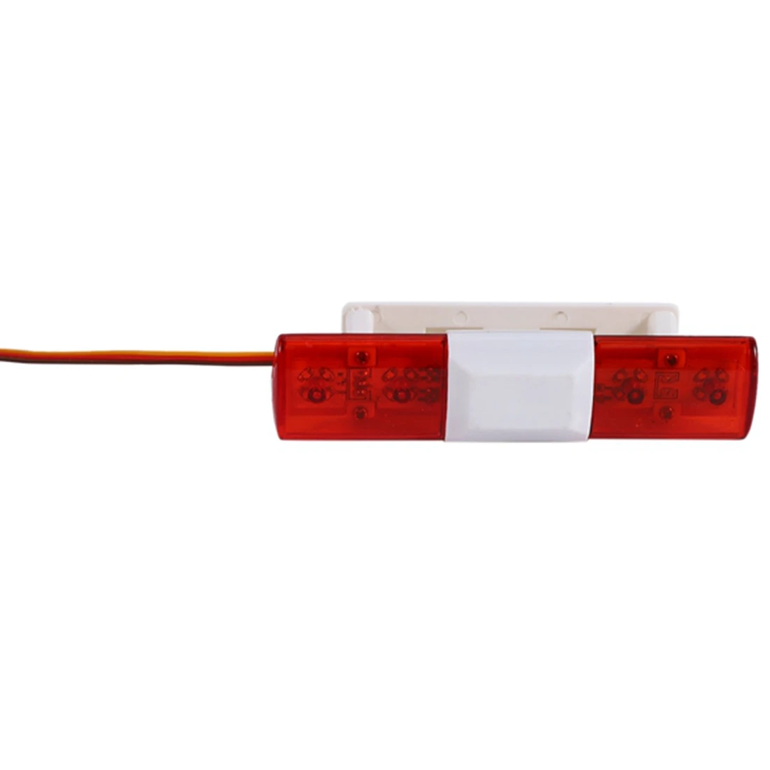 AX-501 Multi-Function Ultra Bright LED Light for HSP 1/10 1/8 RC Traxxas TAMIYA CC01 4WD Axial SCX10 Model Car(Red)