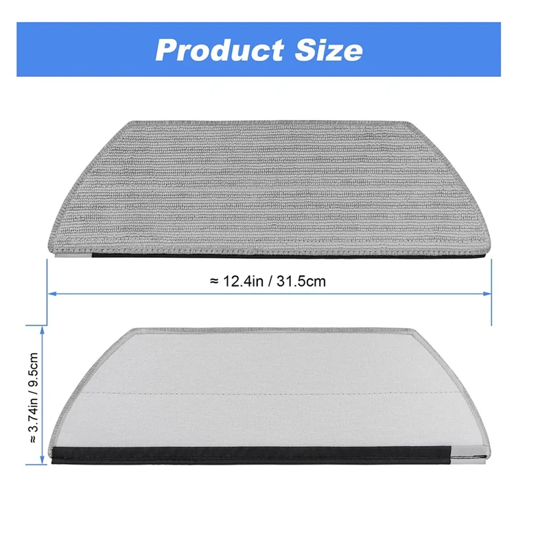 Abkr-almofadas de microfibra substituição mop almofada para tubarão av2800ze, rv2820ye, rv2820ze aspirador de pó recarga acessórios