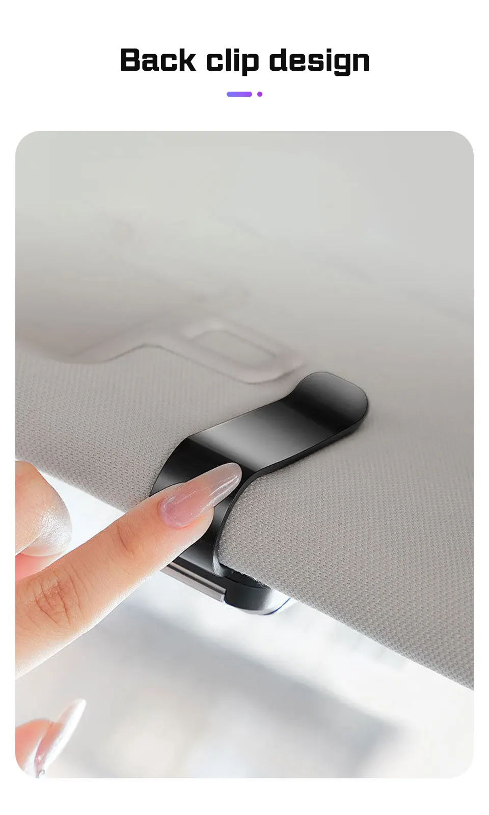 Für LYNK&CO 05 01 02 03 06 900 Z20 Z10 LYNK CO Auto-Brillenclip Sonnenblenden-Sonnenbrillenhalter Brillenaufhänger Clips Zubehör – Detail 6