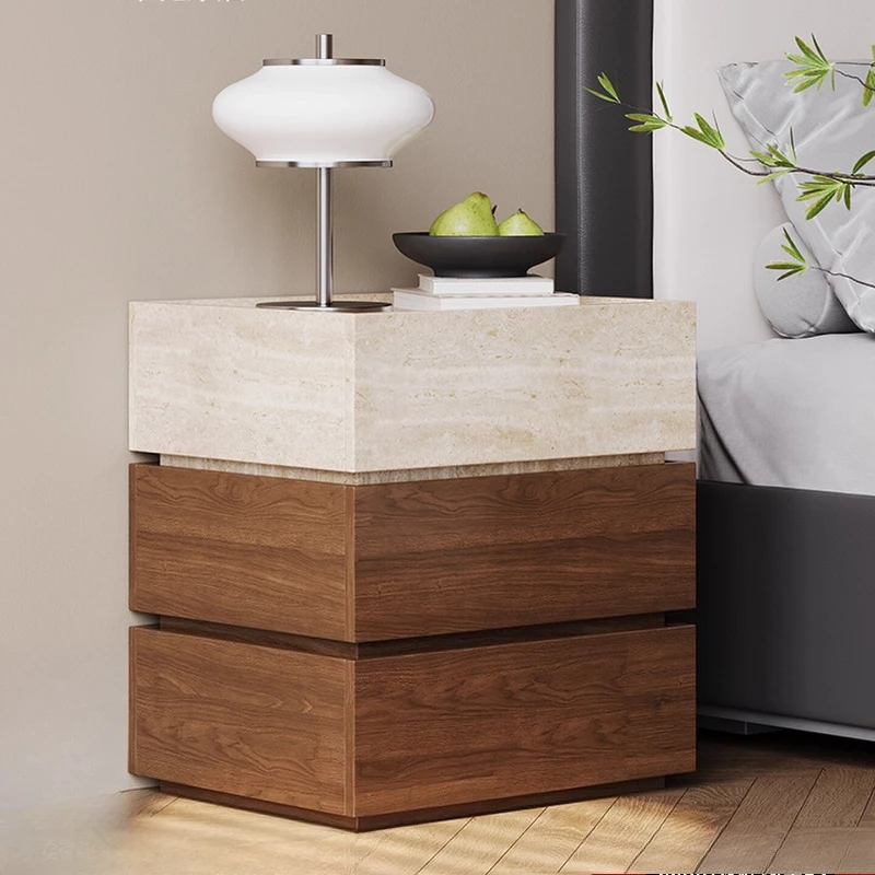 

Dressers Coffee Bedside Table Console Trendy Organizer Simple Nightstand Computer Comfortable Muebles Space Saving Furniture