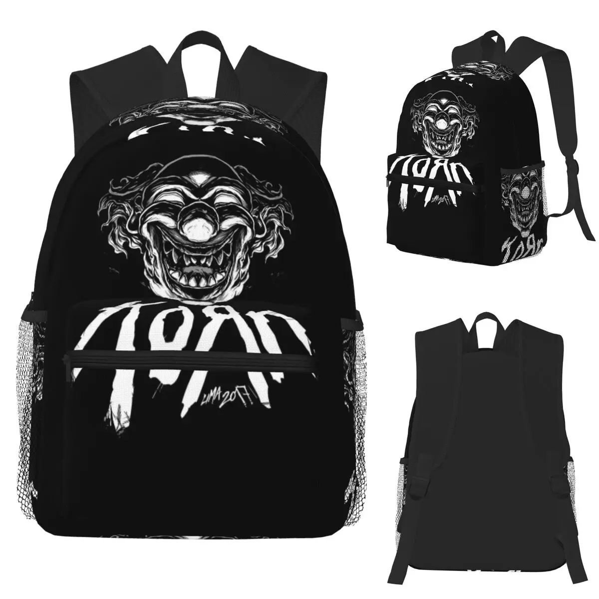

Korn Rock Band Music Student Backpack School Bag Hiking Travel Daypack for Men Women Fashion Bookbag Shoulder Bags