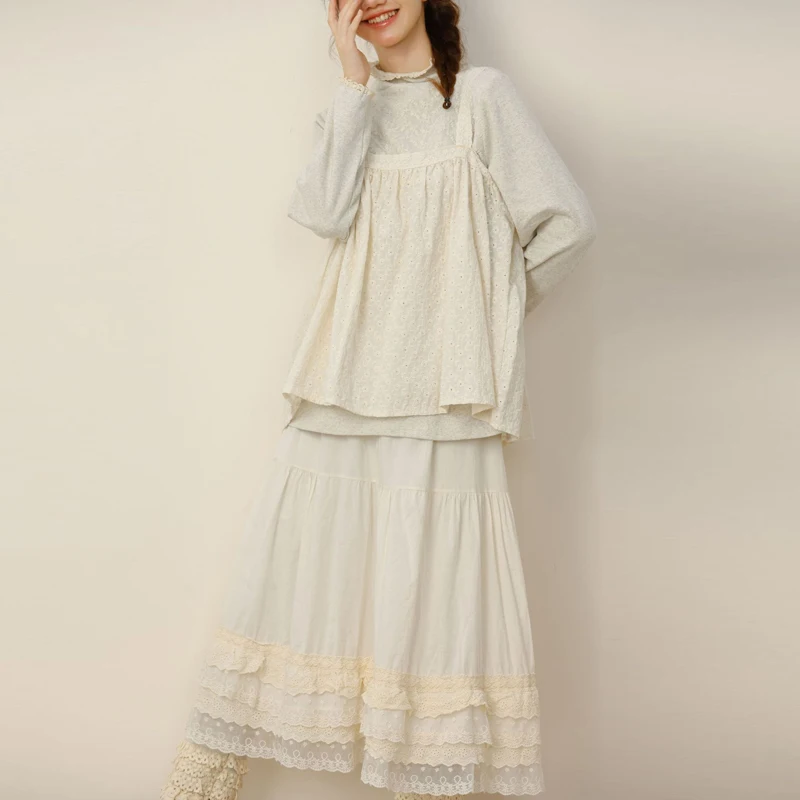 

Johnature, новый хлопковый многослойный топ с вышивкой и вырезами, простой топ, женские свободные повседневные универсальные топы без рукавов