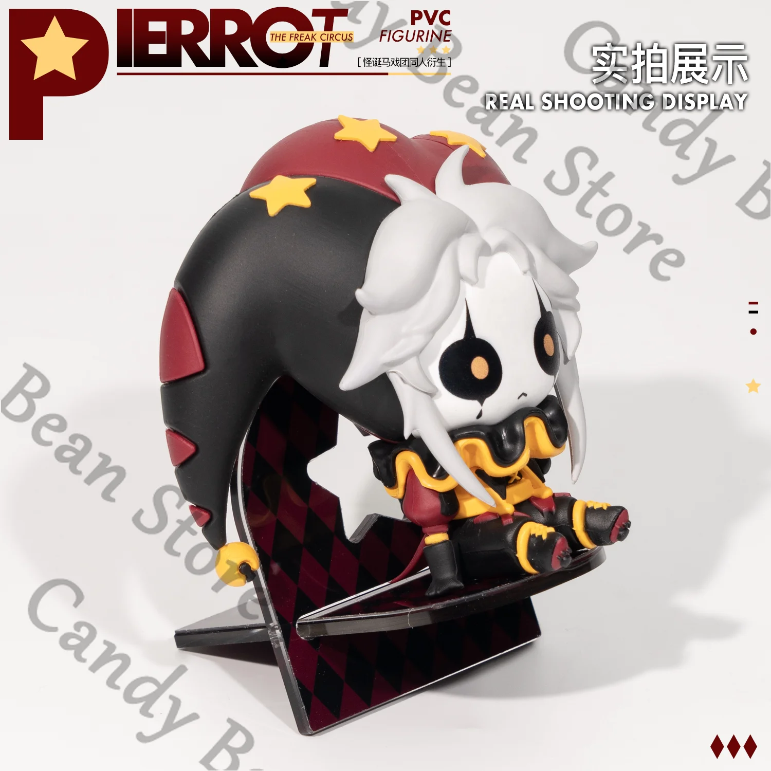 Anime ‌The Freak Circus Pierrot Cosplay Cute Garage Kits Cartoon Q
