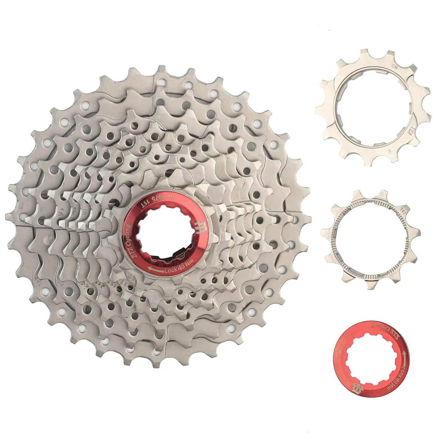 ZTZ 8/9/10 Speed Cassette, Ultralight Mountain Bike Cassettes Fit for Shimano/SRAM XC AM DH MTB BMX Chains Chainrings