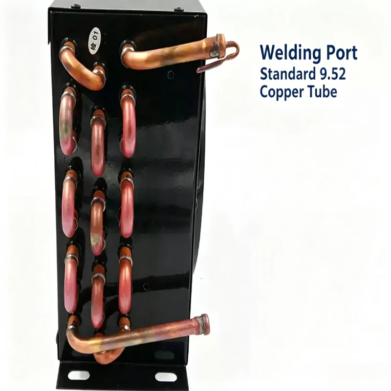 Refrigeration Condenser Coil Copper‑Aluminum Fin Heat Exchanger Air‑Cooled Replacement Part for Freezer & Refrigerator Unit