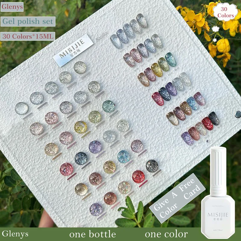 Juego de esmaltes de uñas de cubo mágico, gel de inmersión UV LED, esmalte especial para salón de manicura, venta al por mayor, 15ml, 30 colores