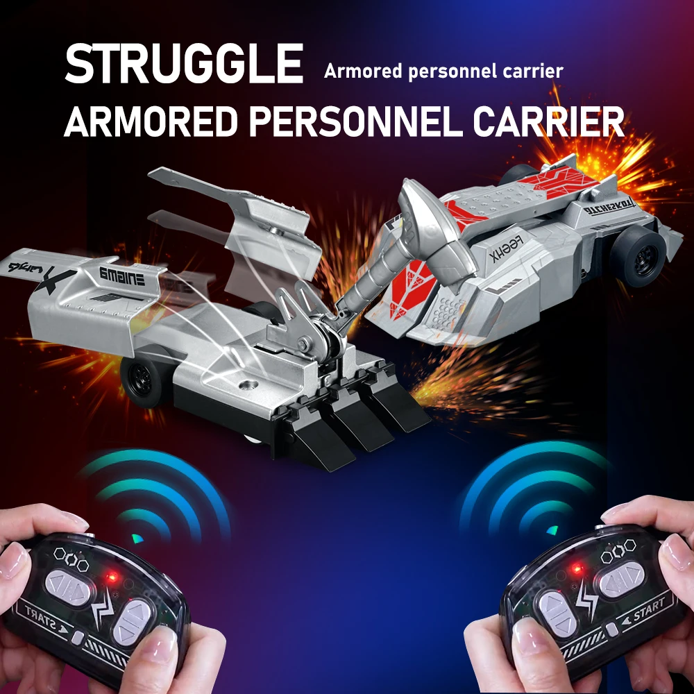 Zdalnie sterowane roboty bojowe, prezent na Boże Narodzenie i Nowy Rok dla dzieci, zestaw zabawek bojowych RC 2.4GHz 4WD