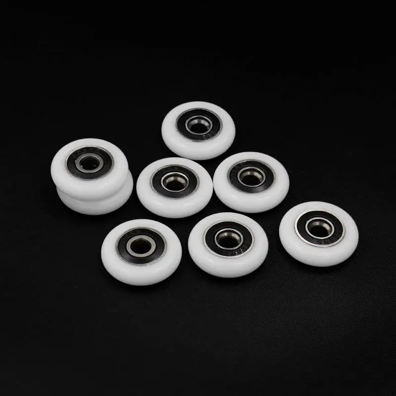 8Pcs Bath cabinet roller wheel shower room accessories bearing roller wheel 23/25/27mm  Drop Shipping