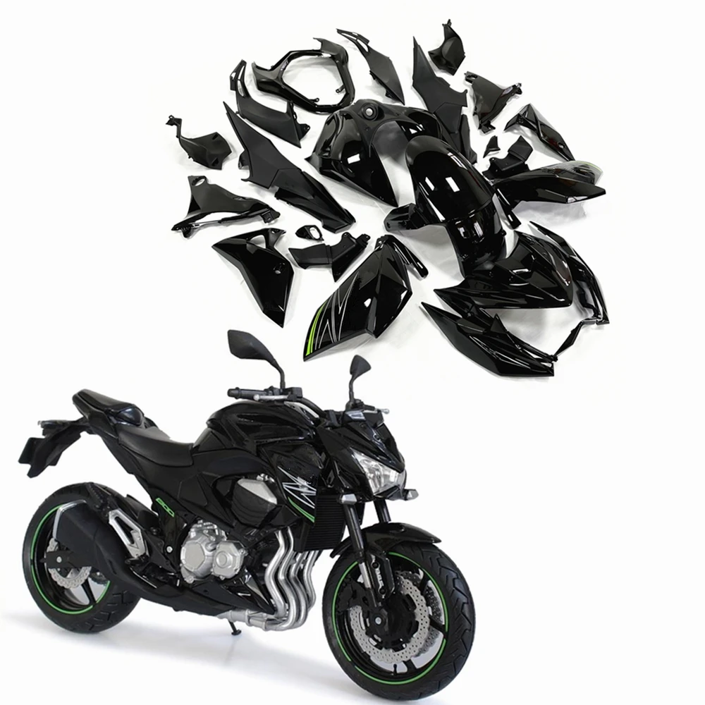 

Черный мотоциклетный принт для Kawasaki Z800 2013-2014-2015-2016 полный комплект обтекателей капот для кузова