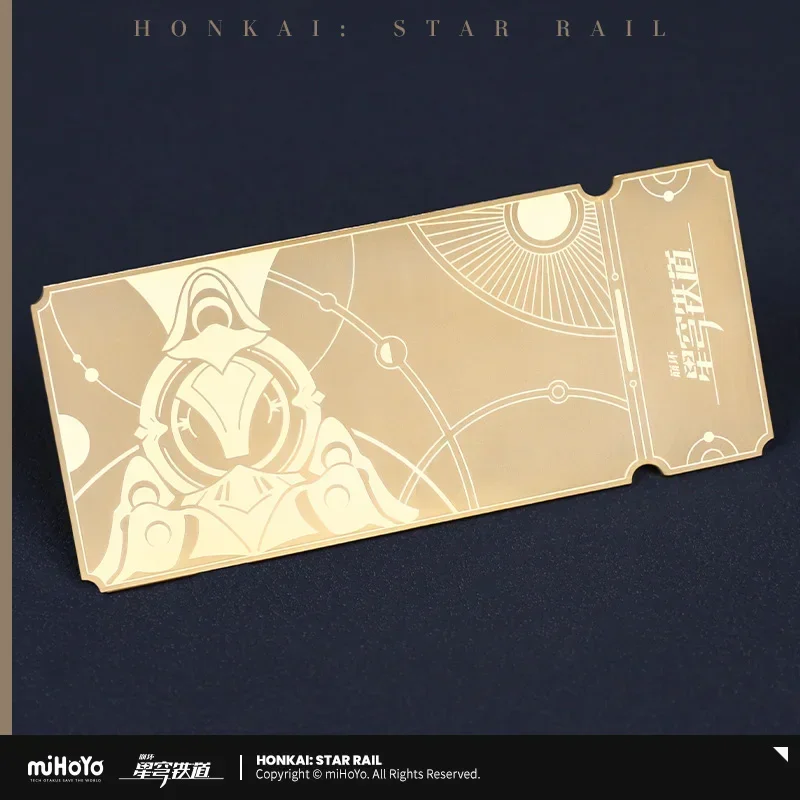 Game Honkai:Star Rail Quality Ticket Cosplay Props Star Rail Pass Special Pass Bookmark Postcard for Fans Gift Collection