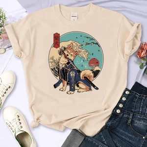 Shiba Inu Top Women Anime T -Shirt Frauenkleidung Designer 5 Hauptverkäufe Shiba Shiba Inu - №1