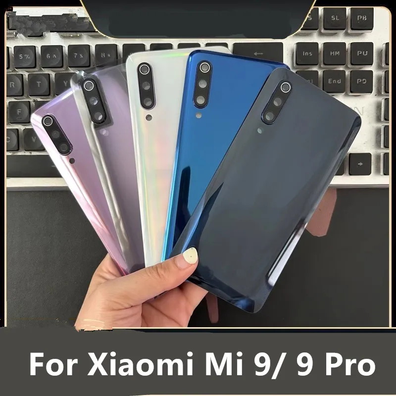 Mi9 Mi9Pro задняя крышка аккумулятора для Xiaomi Mi 9/9Pro 6,39 "задний корпус, стеклянный чехол для телефона, замена запасных частей для ремонта