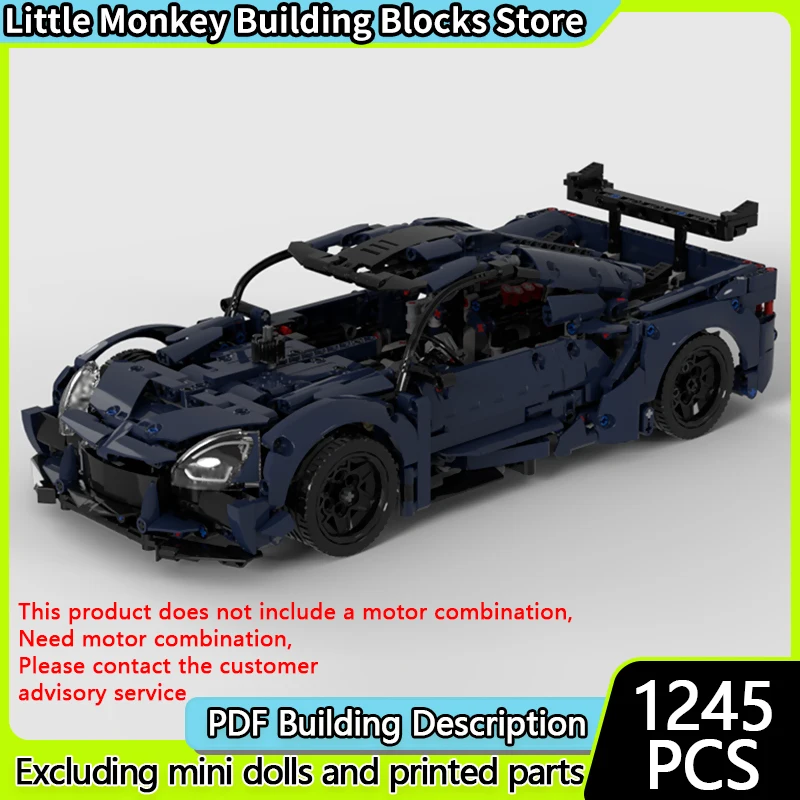 

Speed Racing Car Model MOC Building Bricks ZR1 Muscle Sports Car Modular Technology Children Holiday Gifts Assemble Toys Suit