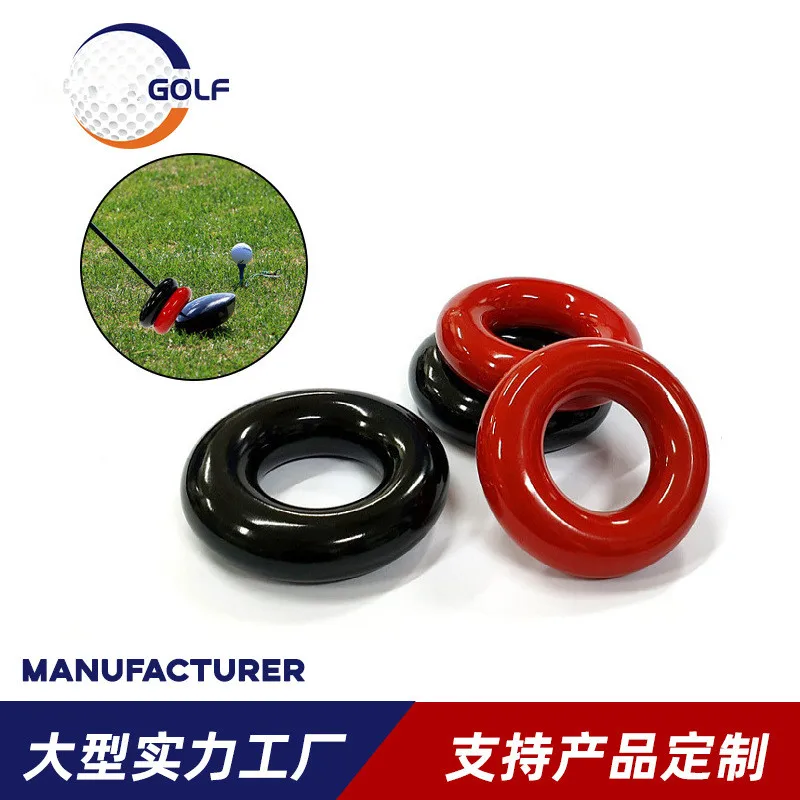 

1PCS Golf Weight Ring Black Round Weight Power Swing Ring Practice Tool For Golf Clubs Warm up Aid For Training Golf Accessories