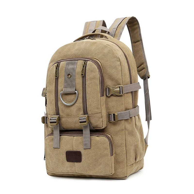 Vintage Canvas Backpacks For Men And Women Travel Bag Casual Students For Hiking Travel Camping Backpack Large Capacity Bags