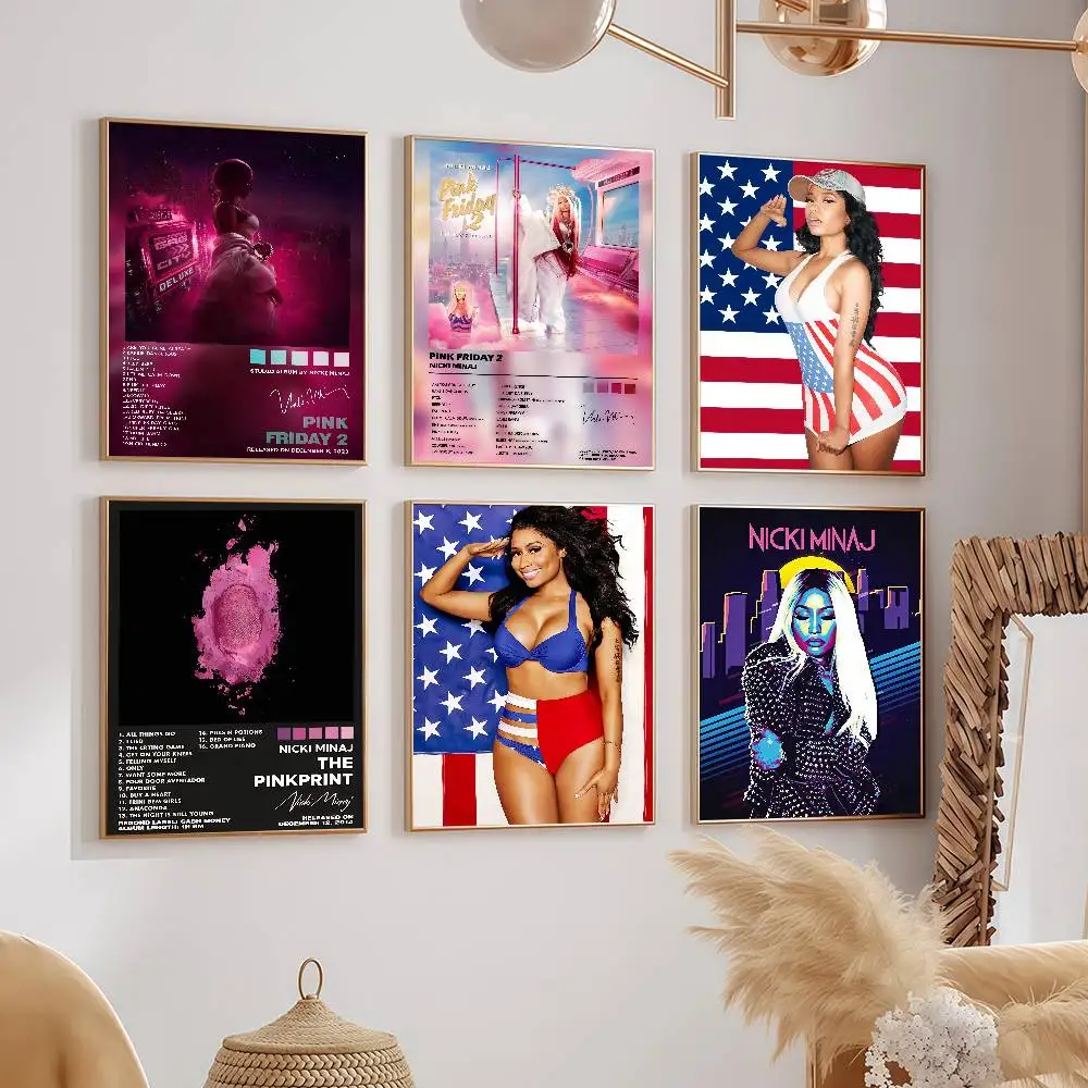 Singer Rapper Nicki Minaj Posters Dormitory Decorations Bedroom And Living Room Wall Murals Souvenirs