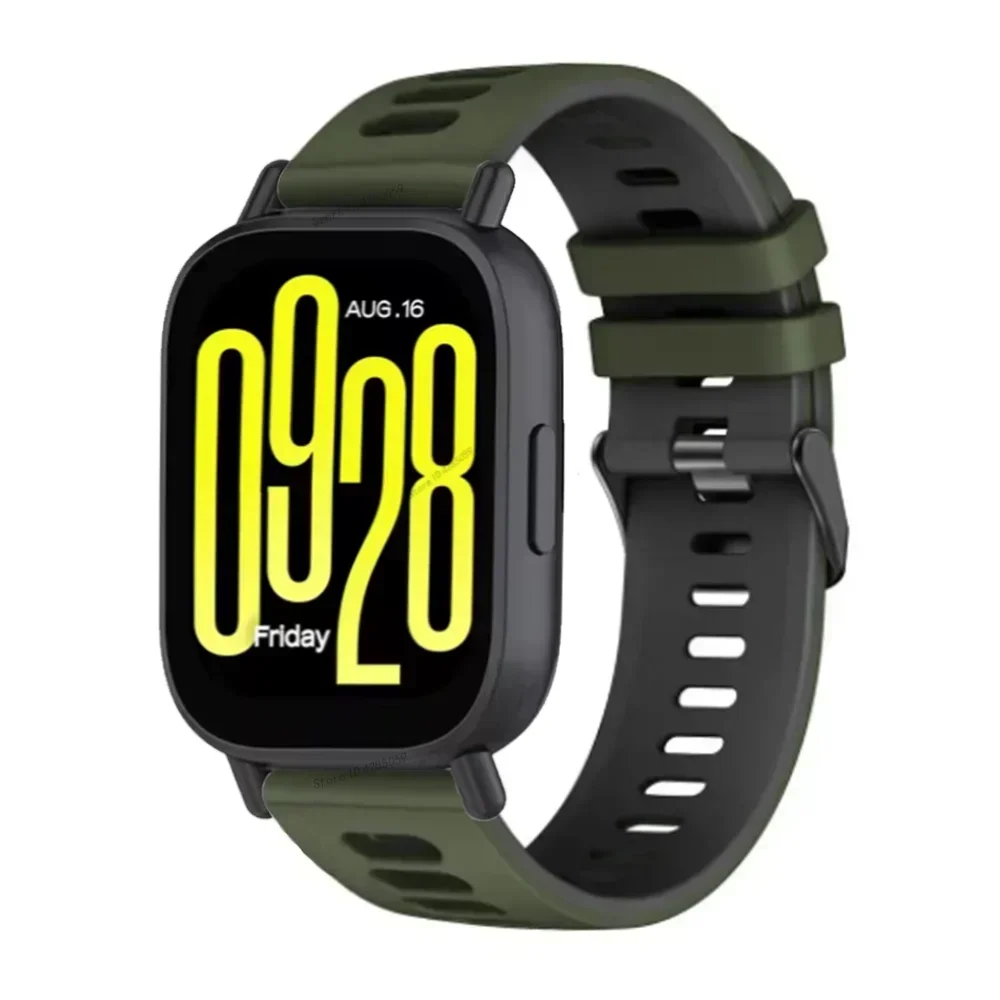 22 مللي متر سيليكون حزام ل Redmi ساعة 5 3 نشط لايت معصمه سوار الرياضة الفرقة 20 مللي متر لسامسونج غالاكسي Watch7 6 5 4 معصمه