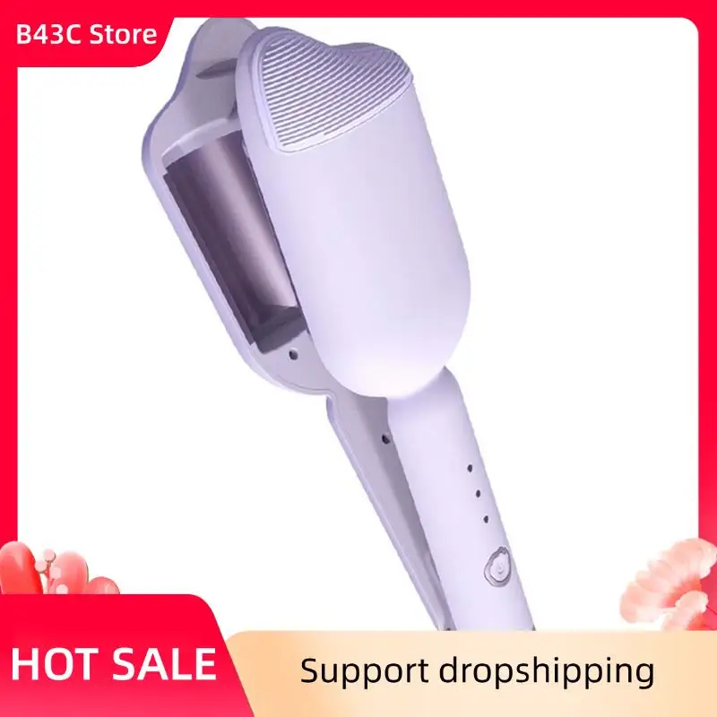 

B43C Negative Hair Straightener 36Mm Egg-Shaped Curling Iron Electric Hair Curler 36Mm Large US Plug