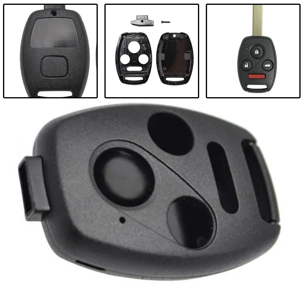 Remote Fob Key Shell for Honda For Civic CR V Insight For Pilot 2006 2013 Easy Replacement No Electronics Inside