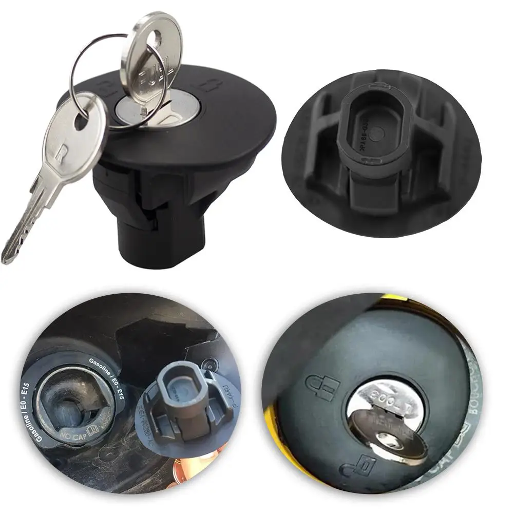 Car Fuel Tank Cap With Lock Keys Secure Gas Tank Cover Replacement Part For Car Fuel System Anti-Theft Auto Accessory G1K0