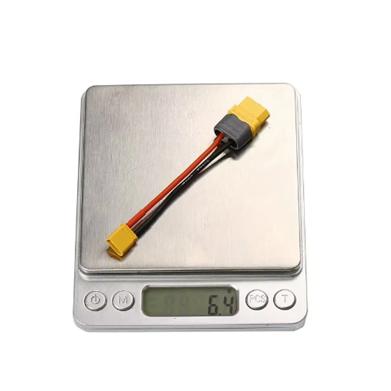 4 個 AMASS XT30 オス - XT60 メスプラグコネクタアダプター 100mm 16AWG シリコンワイヤー付き RC リポバッテリー RC ドローンカーボート用