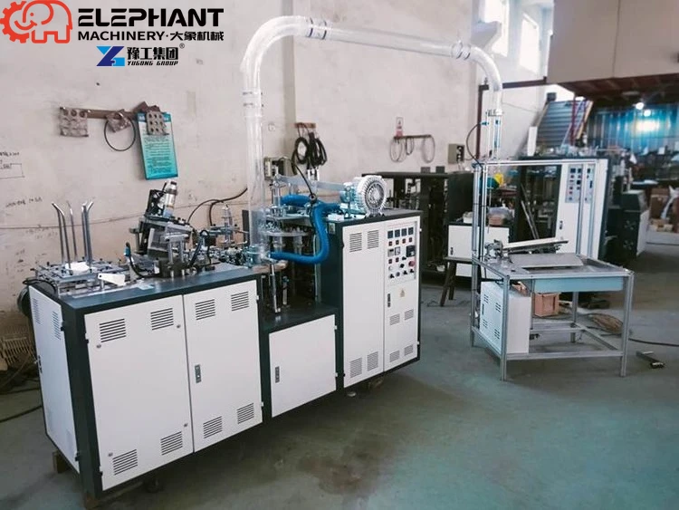 Automatic Paper Cup Forming Machine Hot Air Sealing Disposable Drink Cup Making Machine