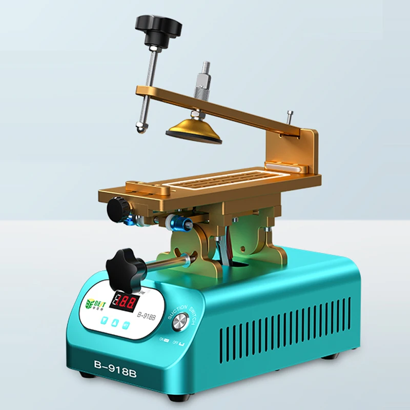 BST-918B الدورية LCD الزجاج شاشة تعمل باللمس فاصل آلة اليسار/اليمين إمالة للهاتف منحني/شاشة مستقيمة فصل سريع