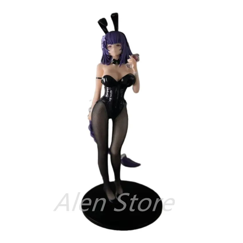 45CM Genshin impact Raiden Shogun Bunny girl Figure PVC Action Anime Doll Collection Model Toys Christmas Gifts