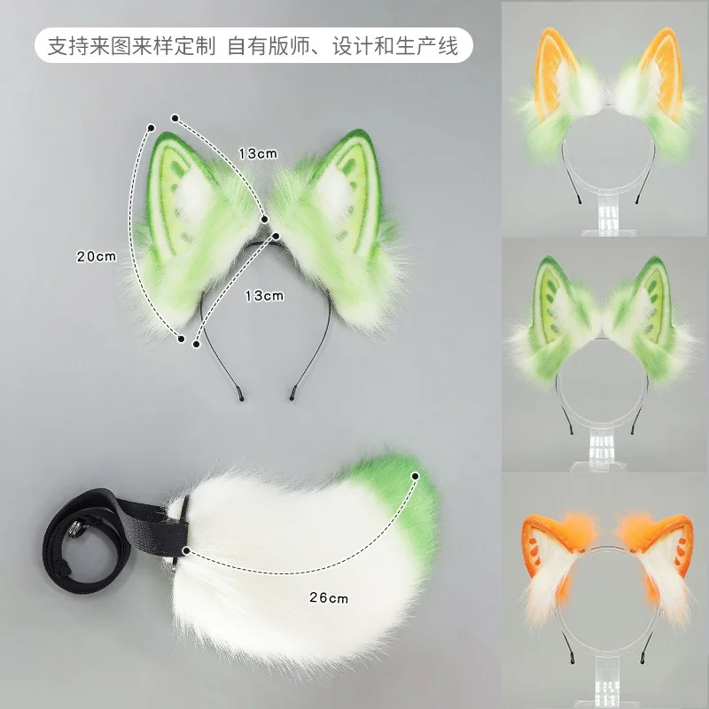 Filles en peluche longue oreille de lapin bandes de cheveux chapeaux bandeau robe Accesorios femmes fille Cosplay Lolita Cosplay accessoires de cheveux