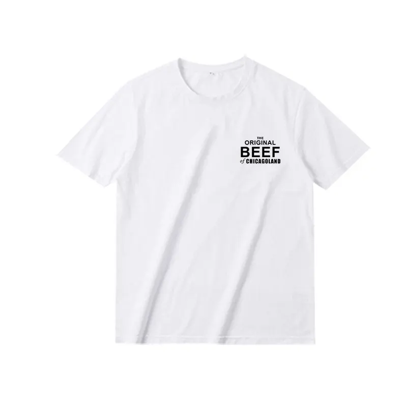 Diner Workwear Aesthetic The Bear Original Beef Chicagoland Series Print Cotton Breathable Men Women Universal Crew Neck T-Shirt