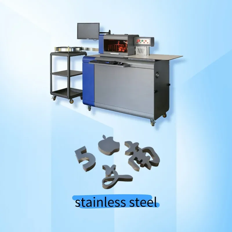 for K120 Slot Type Bending Machine Profile Coil Bending Tool LED Sign Stainless Steel Aluminum Numerical Control Automatic 3D