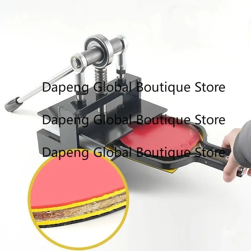 Professional Table Tennis Rubber Sheet Manual Cutting Equipment Racket Surface Material Trimming Tool