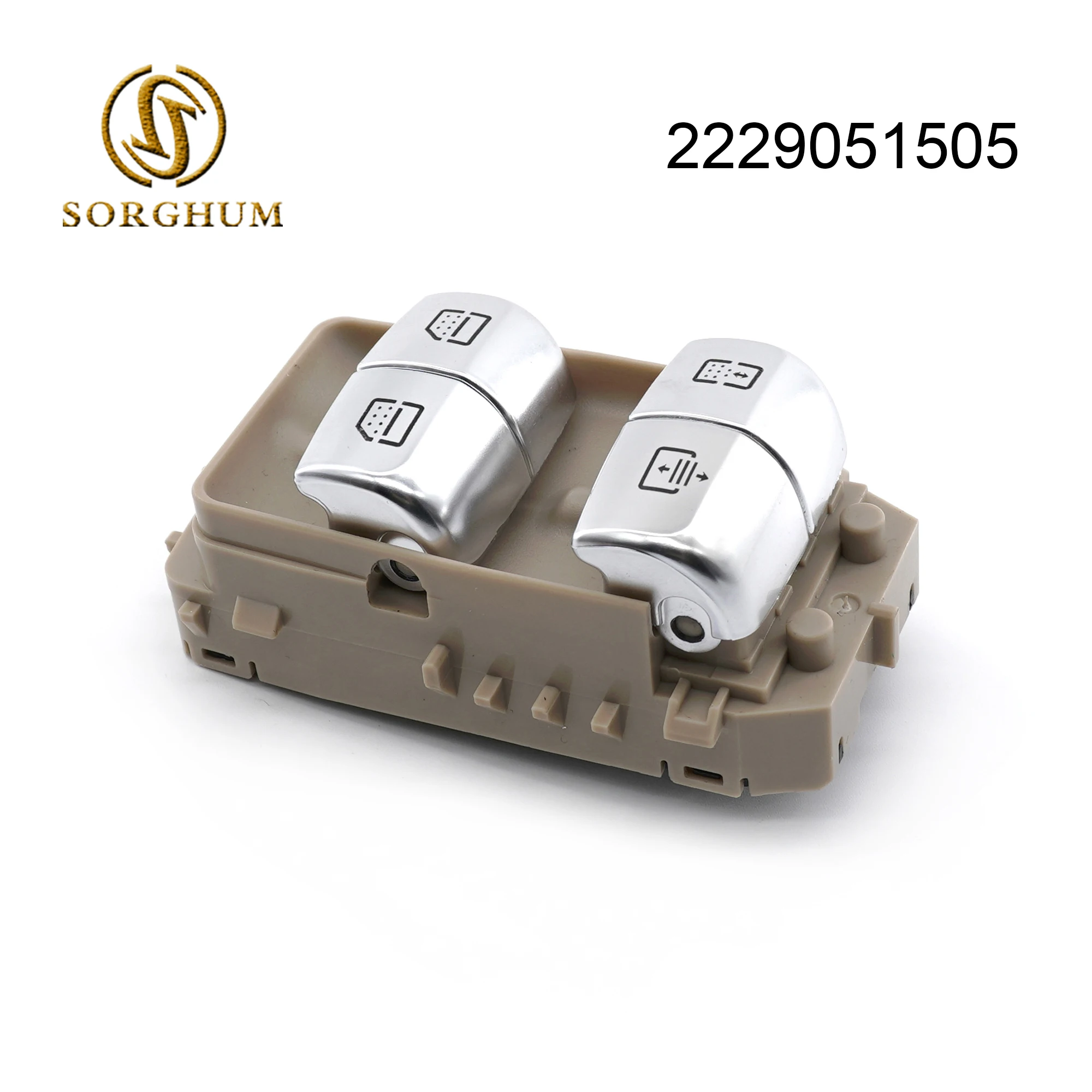 

Sorghum New Master Power Window Control Switch 2229051505 For Mercedes-Benz W222 W213 S550 S600 S63 S350 S400 E200 E220 E43 AMG